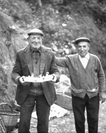 I wonder how many years these two old guys had been selling late autumn mushrooms on that bend in the road near Coll de Nargo, Spanish Pyrenees?